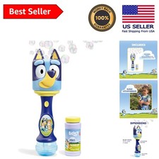Toddler-Friendly BLUEY Bubble Toy with Sound Effects  Included Bubble Solution