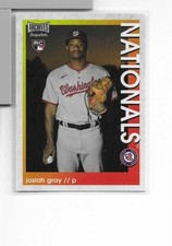 2022 Topps Archives Snapshots Josiah Gray Rookie Card RC. rookie card picture