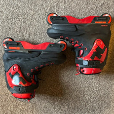 SIFIKA Shifty Men’s Inline Skates Size 7 Black/Red Rollerblades Pair