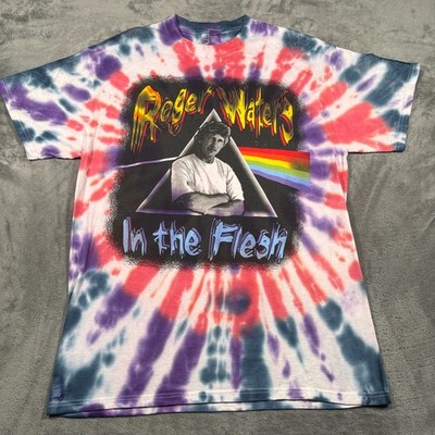 Vintage Roger Waters In The Flesh 1999 2000 World Tour T-Shirt Men Large Tie Dye