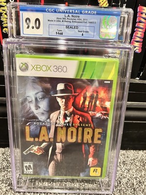 2011 L.A. Noire LA Noire Microsoft Xbox 360 Graded Game CGC 9.0 SEALED A+ Cgc