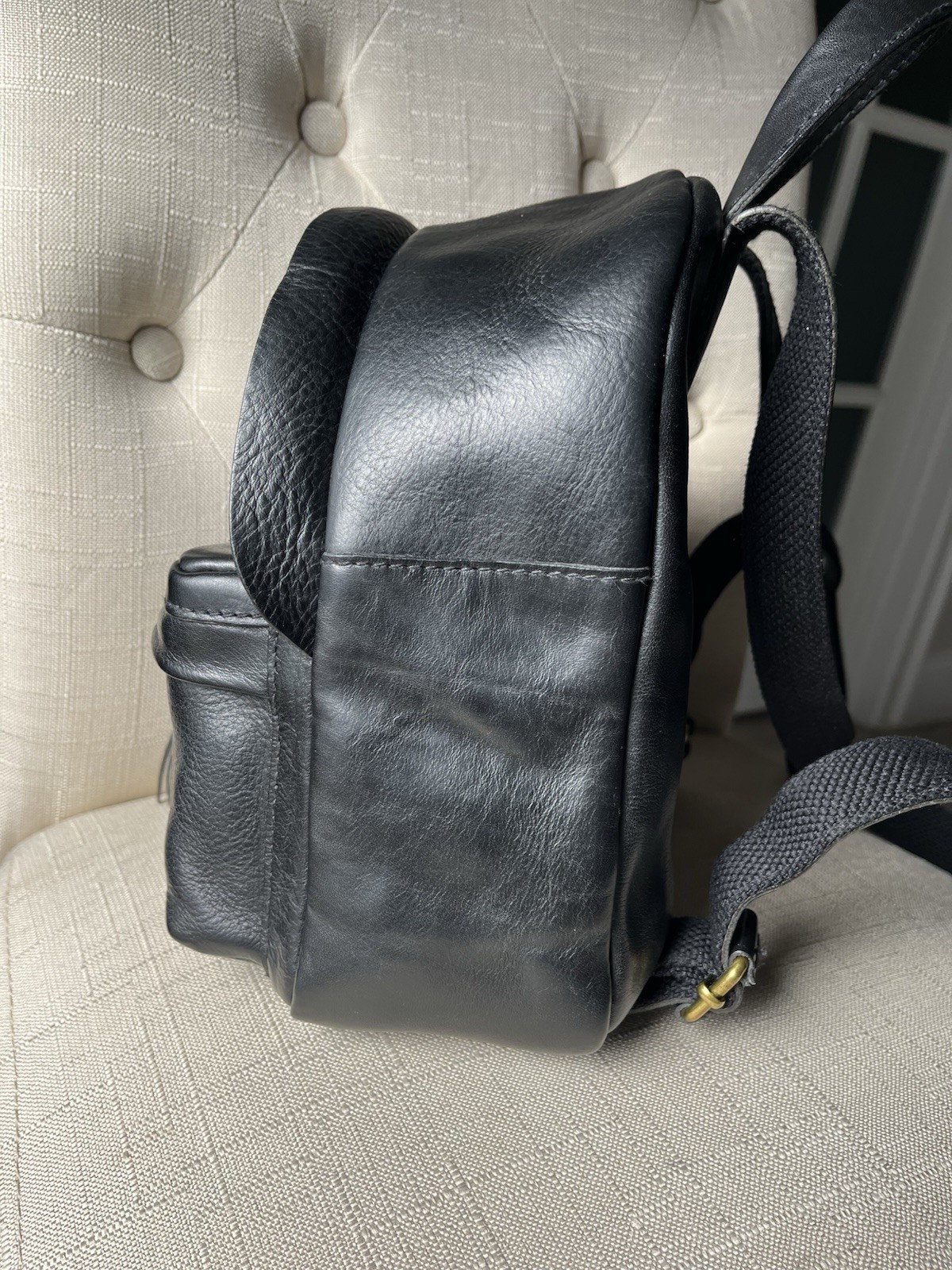 Madewell The Lorimer Mini Leather Backpack Black … - image 5