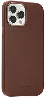   Platinum Horween Leather Case iPhone 13/12 Pro Max Bourbon  