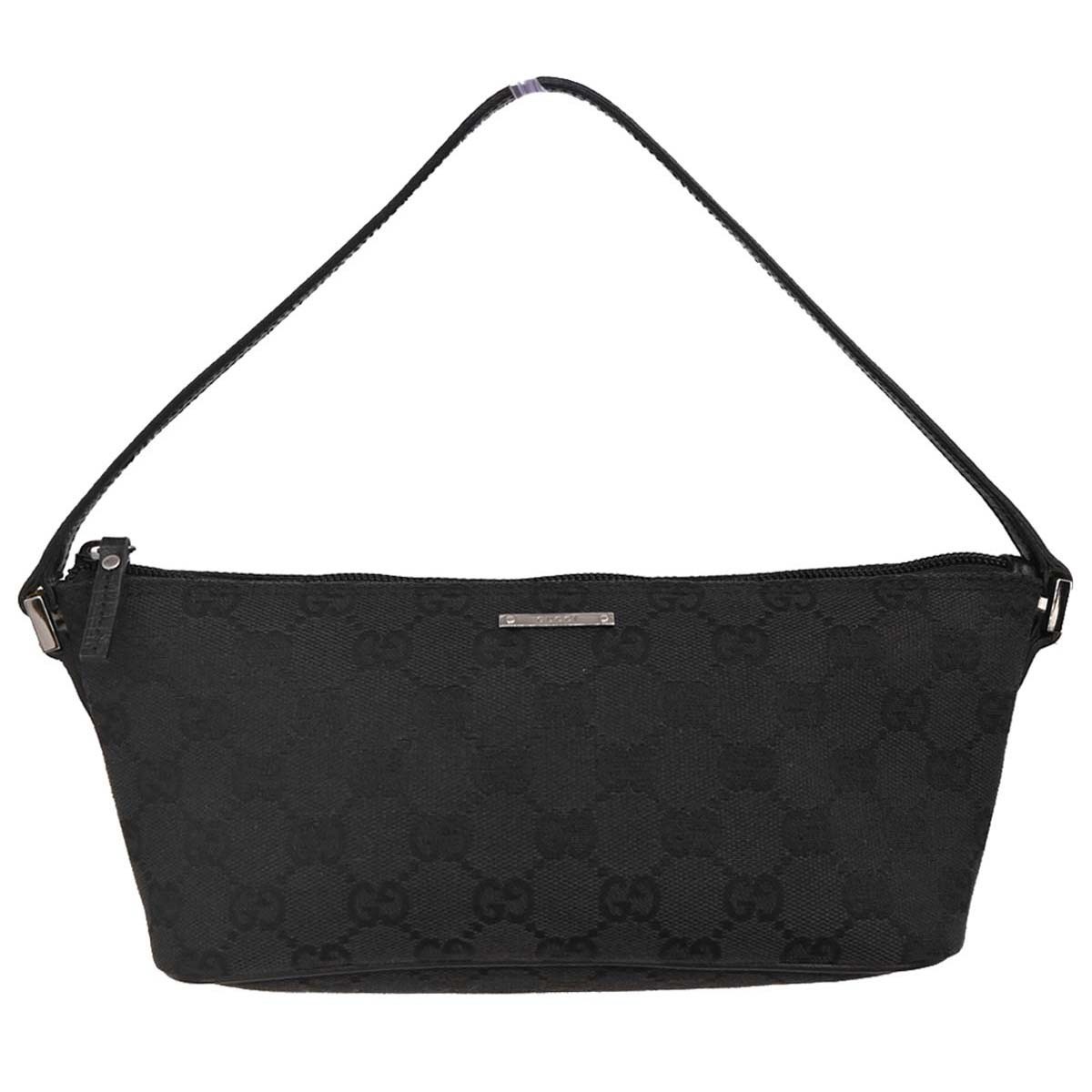 Gucci Black Canvas GG Handbag 07198 2123 186699
