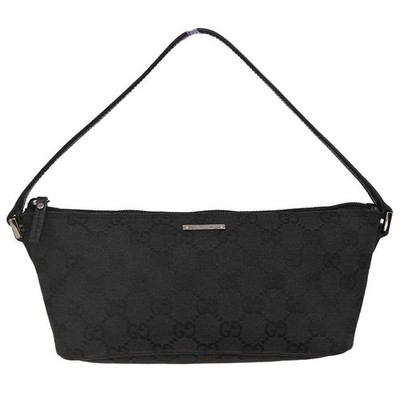 Gucci Black Canvas GG Handbag 07198 2123 186699