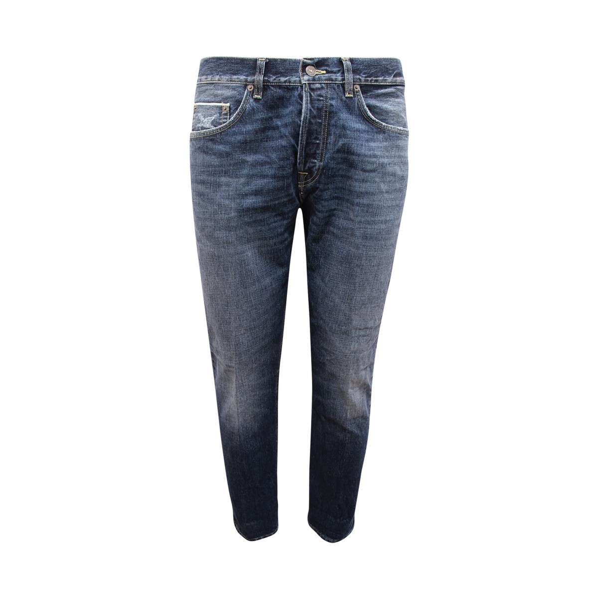 9746AV JEANS UOMO DONDUP ICON REGULAR FIT MAN TROUSERS