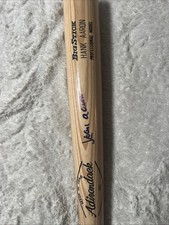 Hank Aaron Hall Of Fame Signed Autograph Bat