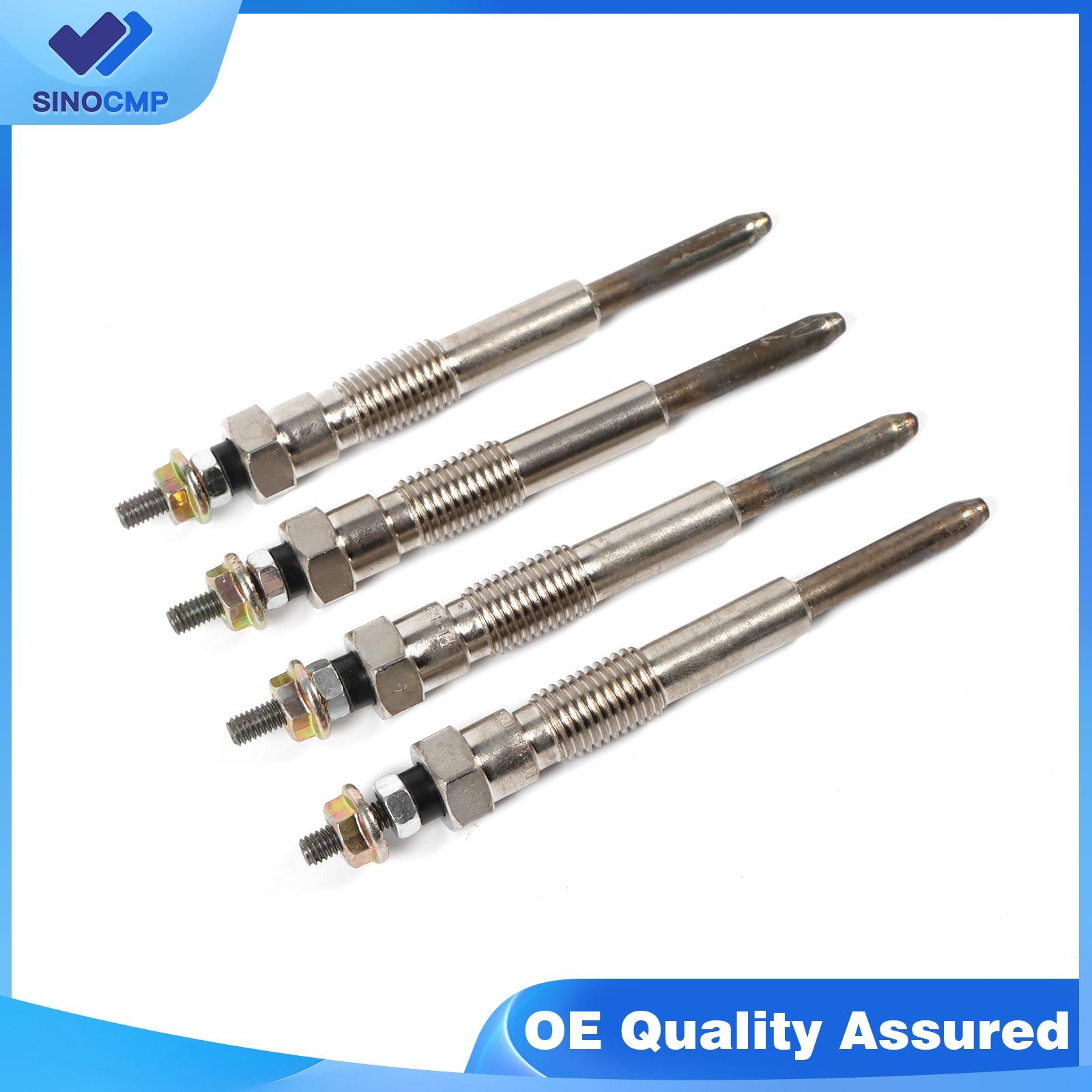 4pcs Preheat Plug For Komatsu Forklifts 4D95 4D95S FD20-T11 FD25-T11 600-815-276