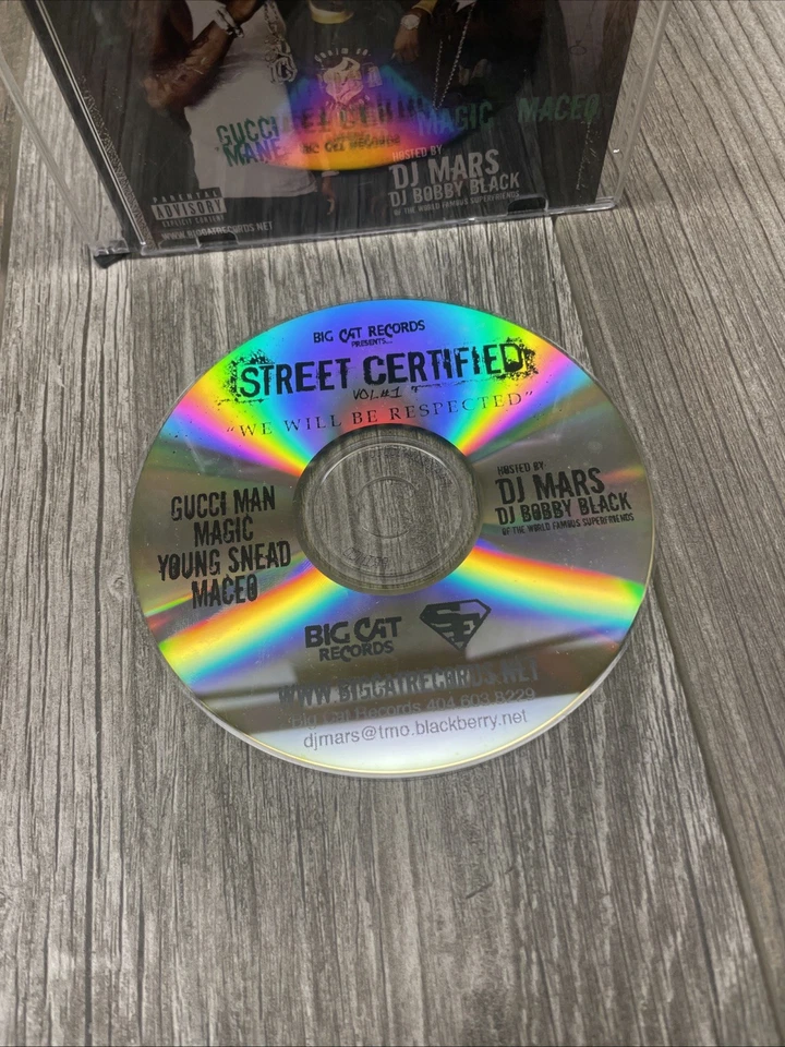 Gucci Mane, Young Snead, Magic, Maceo – Street Certified Vol#1 CD RARE Good Cond - Image 3 of 4