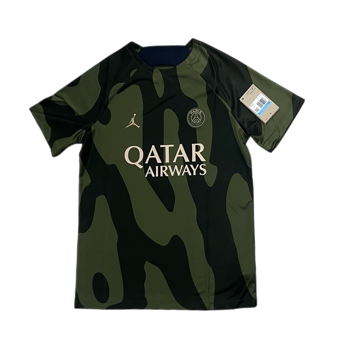 Jordan PSG Paris Saint-Germain Academy Prematch Jersey Camouflage