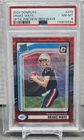 2024 Panini Donruss #379 Drake Maye Rated Rookie Optic Preview Red Wave Prizm RC