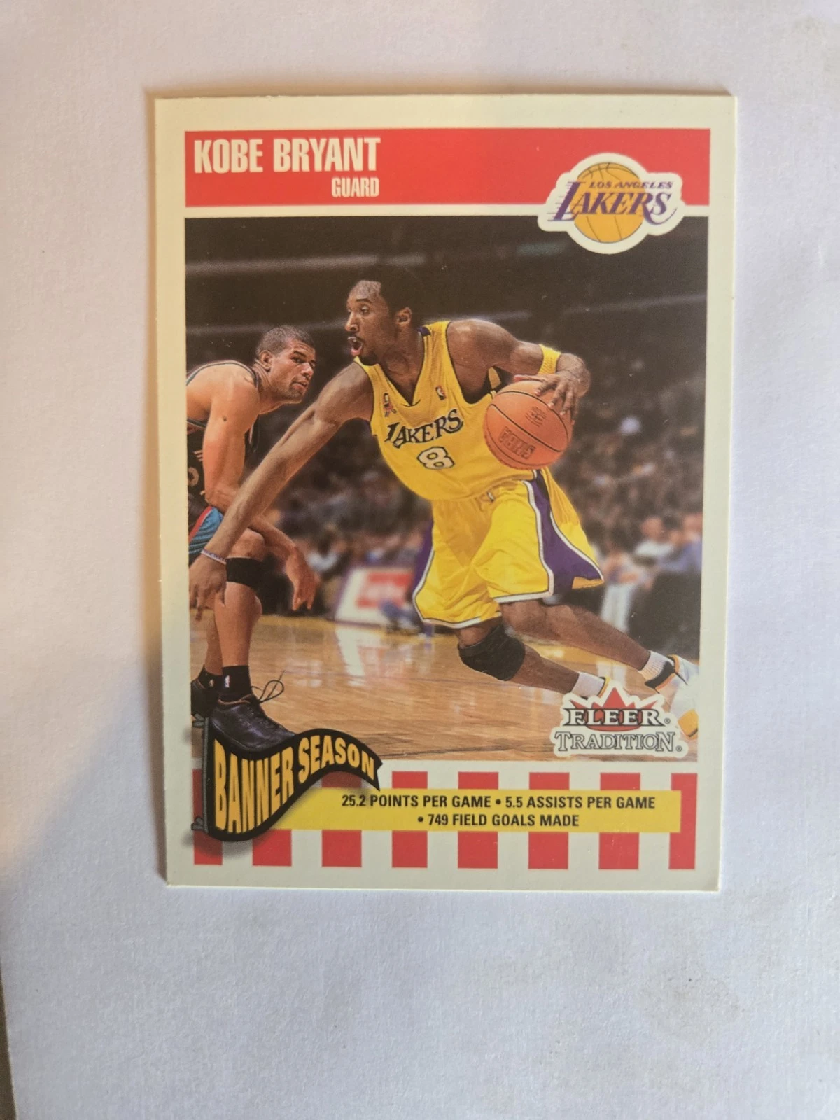 Kobe Bryant trading card