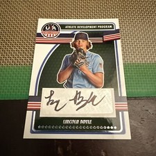 2023 Panini USA Baseball Stars & Stripes Lincoln Boyle Jersey Auto #ADPS-LB NM