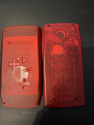 New Texas Instruments TI-10 Dual Power 2-Line Elementary Calculator Red Pocket - Picture 3 of 5