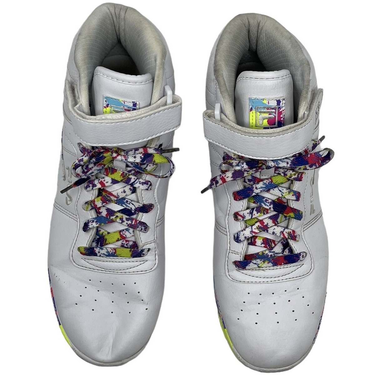 Fila Vulc 13 Paintball Splatter High Top Sneakers Women's
