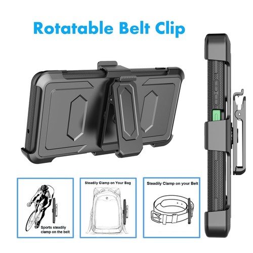 For Motorola Moto G Power 5G 2025 Case Built-in Screen Protector Belt Clip Cover - Picture 14 of 35