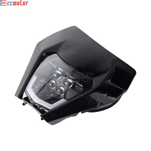 Enduro E8 LED Headlight w/ Fairing For FC FE TC TE TX 250 350 450 501 Dirt Bike - Picture 15 of 37