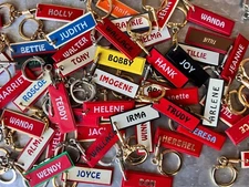 10 random Authentic Old School Truck Stop Souvenir Key Chain -novelty, gag