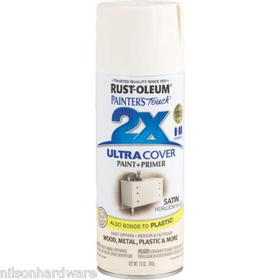 (6)- Heirloom White RustOleum Painter´s Touch 2X Ultra Cover Spray Paint 249076