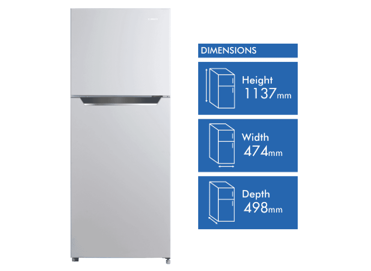 CHiQ 118L Top Mount Refrigerator CTM118DW eBay