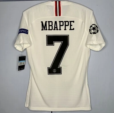 Maillot de Football PSG MBAPPE STOCK PRO 2018 2019 jordan messi Player Issue - Photo 1/4