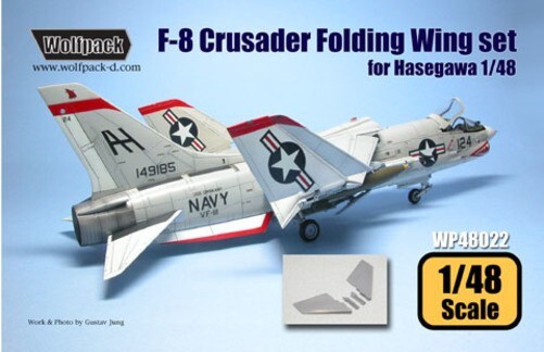 Wolfpack WP48021 , F-8 Crusader Folding wing set (for Hasegawa 1