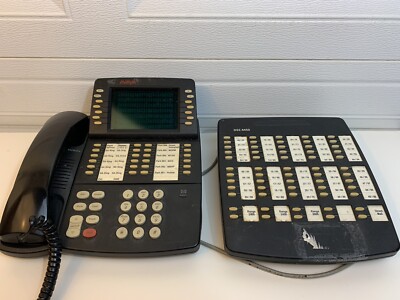 Lot of 6 Avaya 4424D+ 4424LD+ DSS4450 Digital Phone Sets Black 108199084