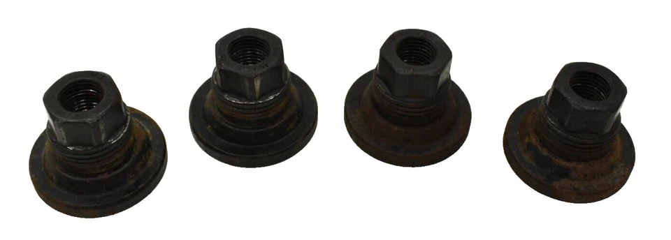 Chevrolet Silverado 3500HD 2007-2023 OEM Juego de 4 tuercas de rueda doble derecha o derecha Foto 2 de 4