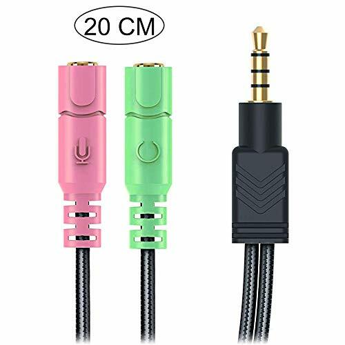 EasyULT 3.5mm Cavo Audio Adattatore, Sdoppiatore Microfono Cuffie Mas | eBay