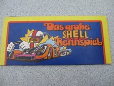 Das große Shell Rennspiel 16 Auto Medaillen von Rennwagen Rarität Autoliebhaber