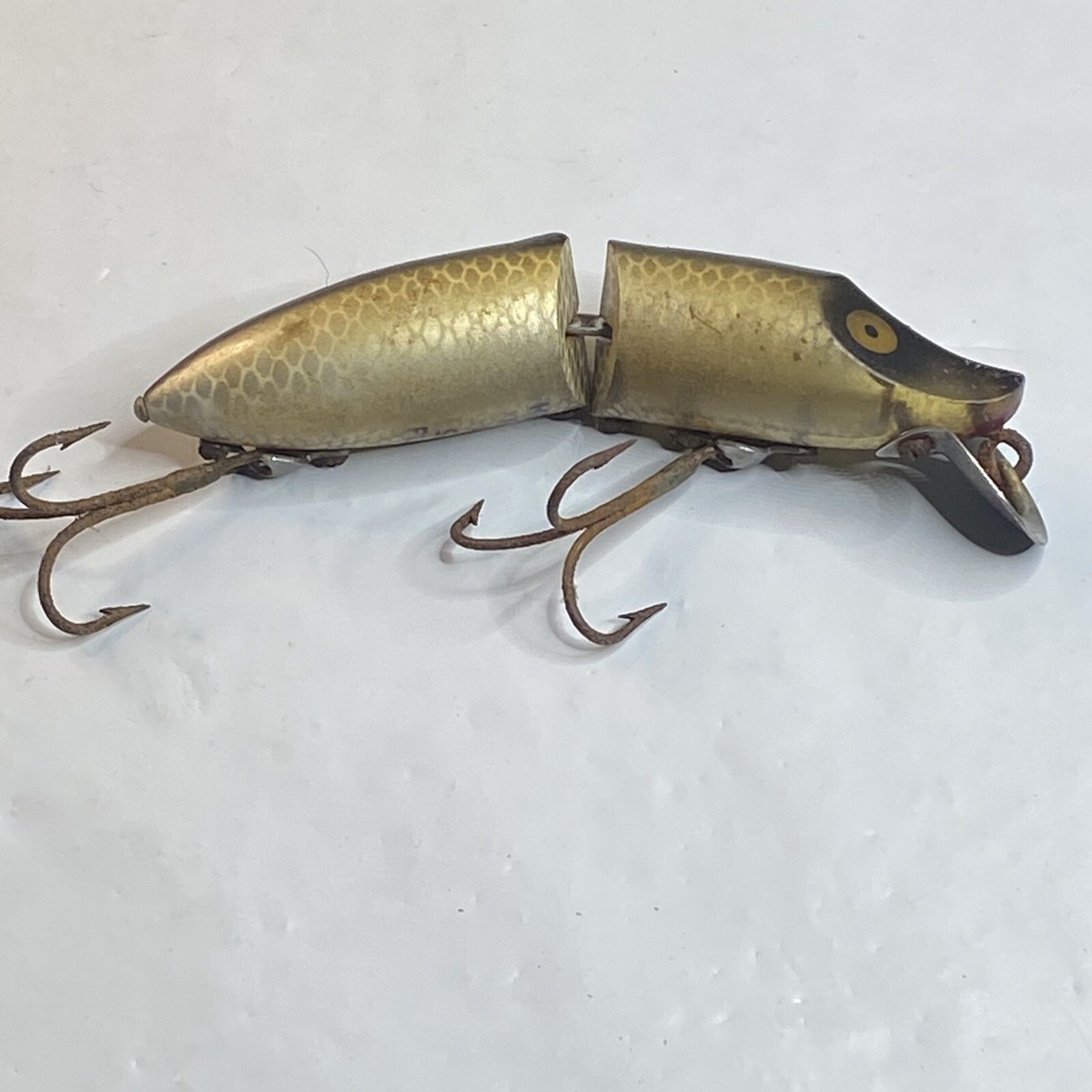 Vintage HEDDON Jointed Lure RIVER RUNT SPOOK FLOATER RARE Vintage HEDDON Jointed Lure RIVER RUNT SPOOK FLOATER RARE