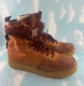 Men's Nike SF AF1 Air Force One Premium Dark Russet Sherpa AQ0118-200 Size  9 191887716747 | eBay
