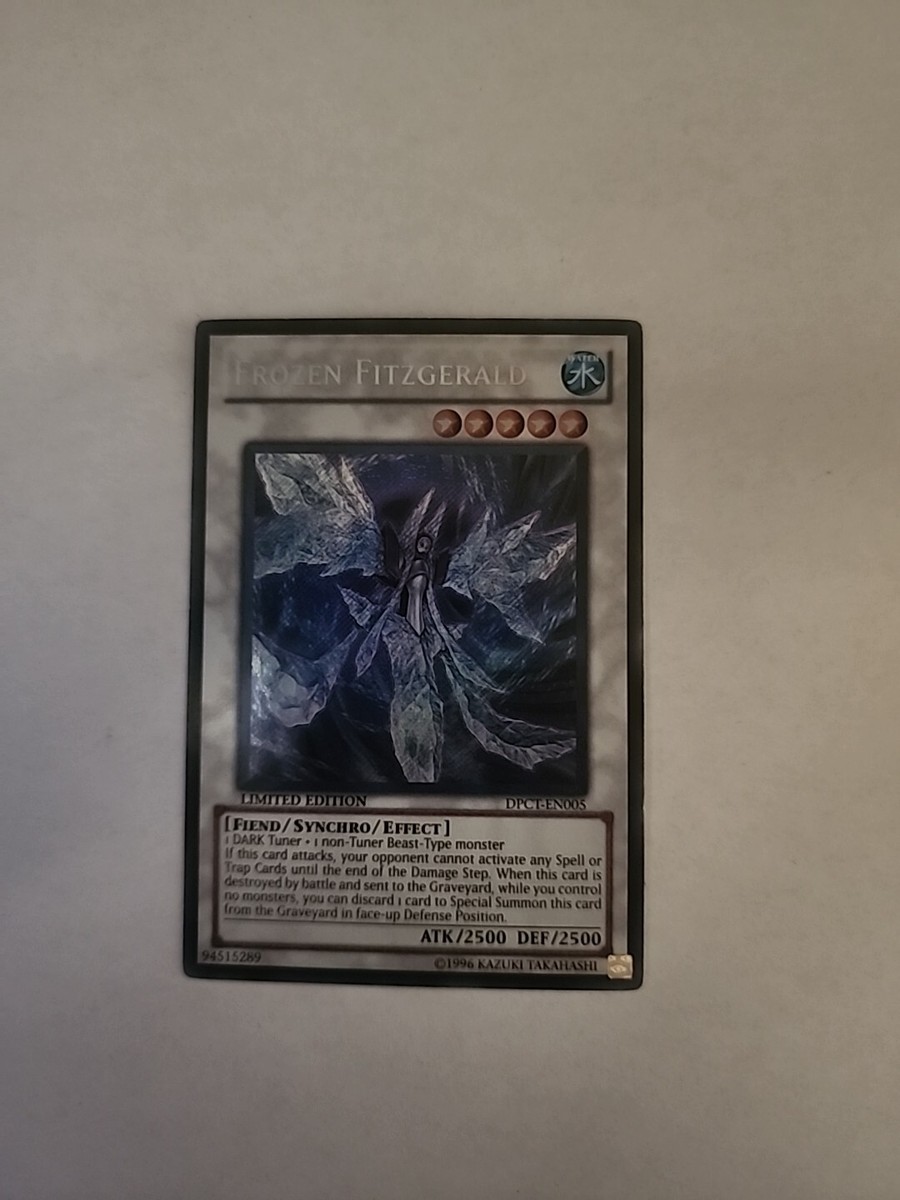 yugioh frozen fitzgerald deck 5Ds 2011 Duelist Pack Collection Tin Fitzgerald, Underground Arachnid, Zeman the Ape King Hundred Eyes Dragon : Toys & Games If this card attacks Yugioh Frozen Fitzgerald DPCT Konami