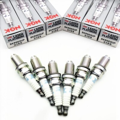 6x NGK Zündkerze BKR6EQUP 3199 Für Audi A6 Mini R50 BMW E46 E39 Z3 Porsche 911