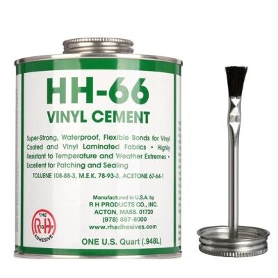 RH PRODUCTS RH Adhesives HH-66 PVC Vinyl Cement with Brush 32 Ounce