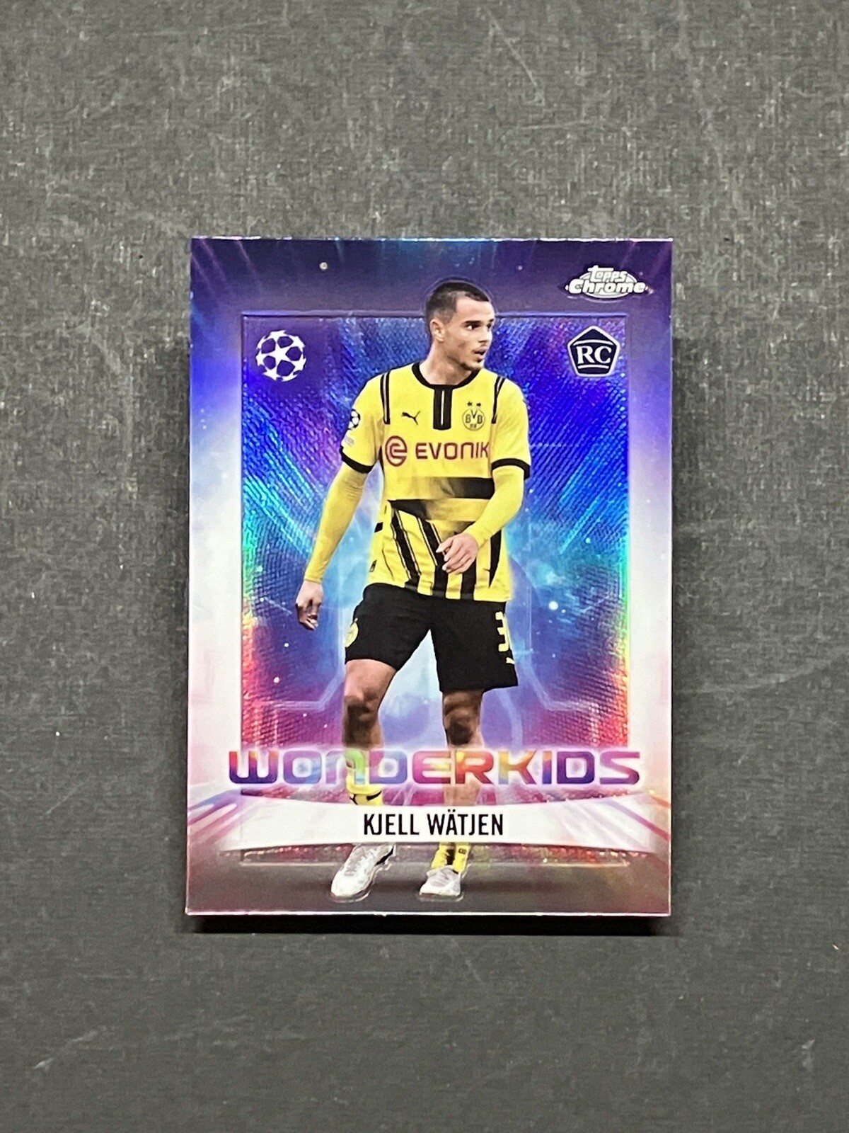 Kjell Watjen Wonderkids Refractor RC #WK-11 - BVB 2024-25 Topps Chrome UEFA Club