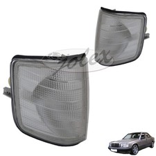 Blinker Blinkleuchte wei&szlig; rechts+links Set Satz Paar Mercedes W201 190 190E 190D