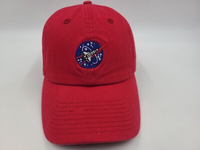 Spaceship KB Ethos Strapback Adjustable Hat Cap Space Baseball Dad Men Women Red