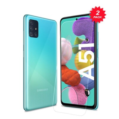 2x Samsung Galaxy A51 Panzerfolie Schutzglas Display Schutz Folie Echt Glas 9H