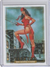 ELEKTRA 2024 Marvel Masterpieces 92 Platinum #22 Leather Parallel