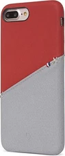 Decoded Case Cover for Apple Iphone 7 Plus / Iphone 8+ Red Leather