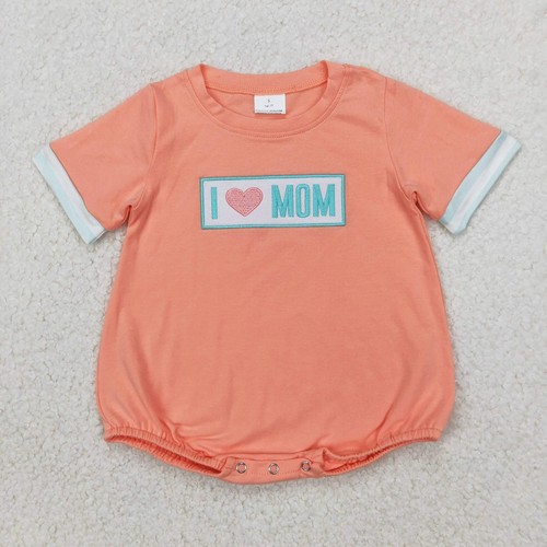 Boutique Cotton Embroidery Kids Sibling Clothing Boys Girls Summer Clothes I Lov - Picture 42 of 54