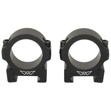 Warne Vapor Horizontal 1" Low Rings Picatinny Mount Fits 1" Scope Black Matte