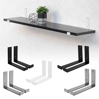 Escuadras Para Estanterias, SAYAYO Soporte De Esquina 90 Grados Escuadras Metalicas Para Madera