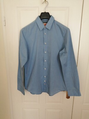 Boss Orange Herren Hemd Gr. M hellblau Top Zustand 
