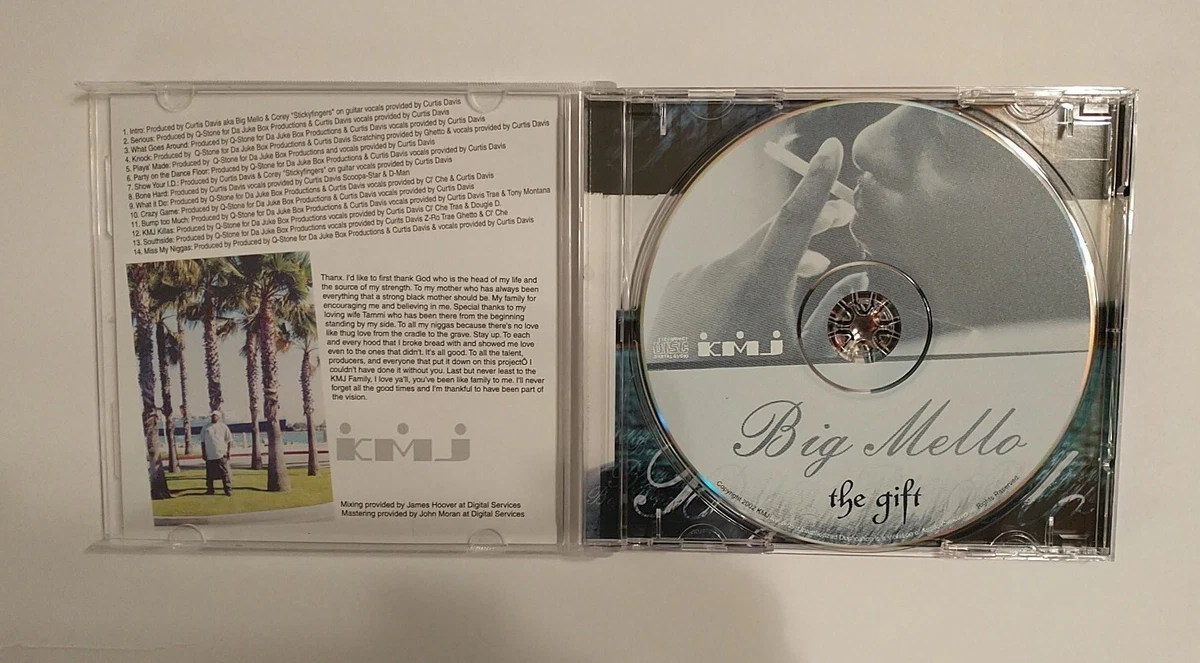 Big Mello (R.I.P.) The Gift CD 2002 Rap Houston Texas Scarface Z-RO 3-2 OOP HTF