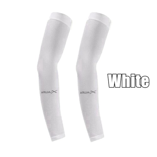 3/4 Pairs Cooling Sport Arm Stretch Sleeves Sun UV Protection Cover Golf Cycling - Picture 60 of 132