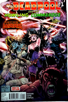 MRS DEADPOOL AND THE HOWLING COMMANDOS ISSUE # 1. AUG.2015. 2nd PRINT.