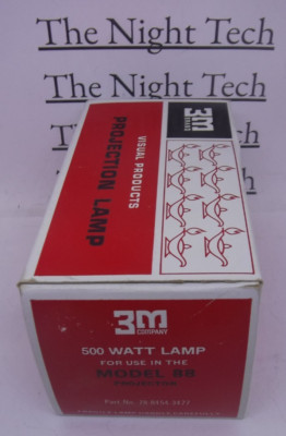 3M 78-8454-3477 Projection Lamp 120V 500W for Model 88 Overhead Projector