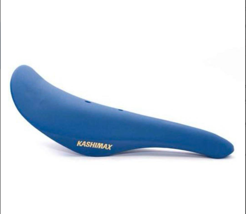 Kashimax Vintage Oldschool Nylon Aero Sattel Weiß Gelocht | Studio Brisant